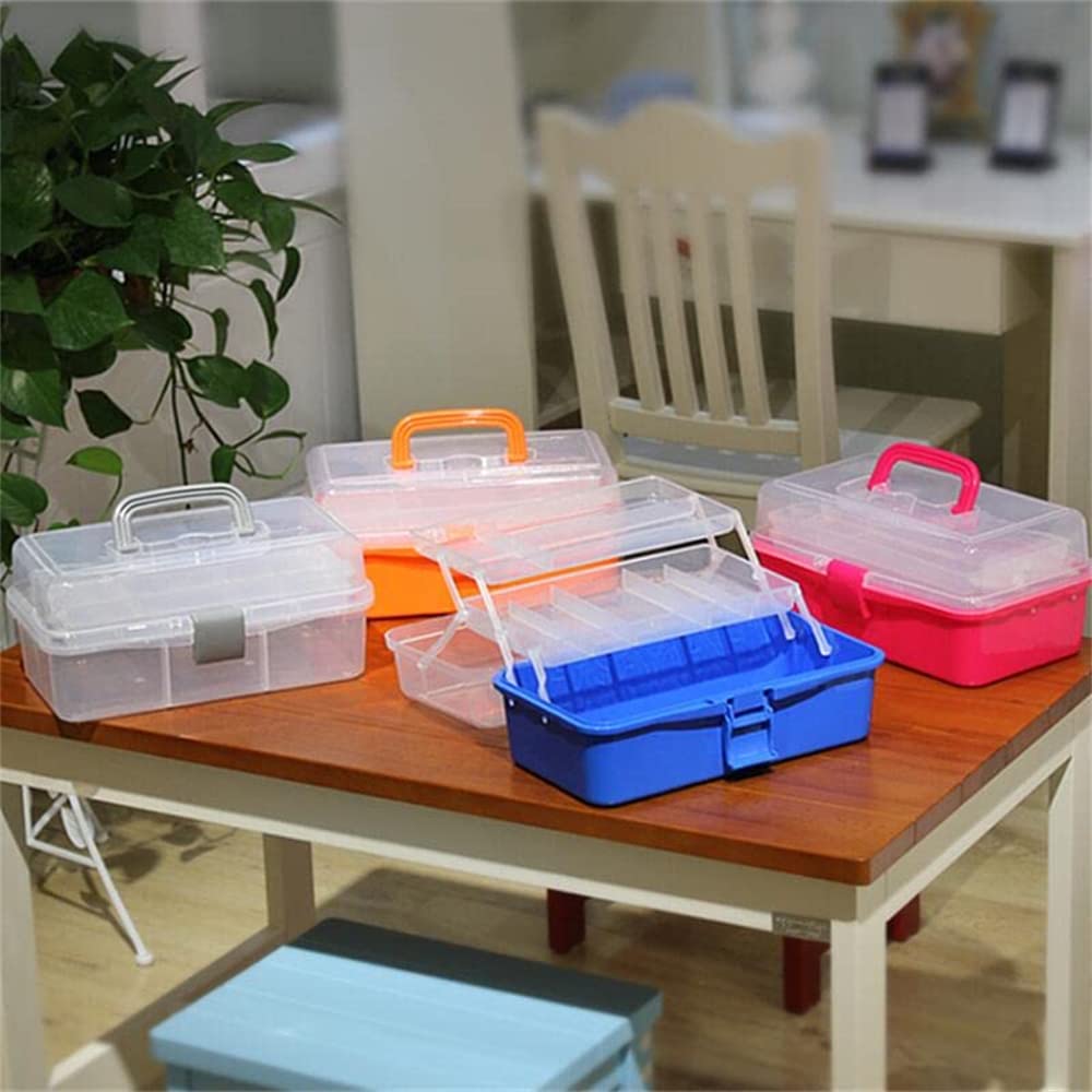 Amazon.co.jp: 工具箱 2段式 3段式 折り畳み式 収納ボックス 小物入れ